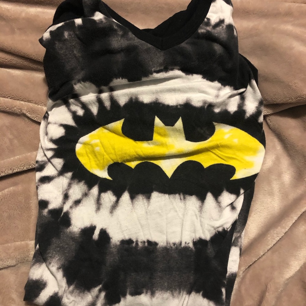 Tie dye Batman nightgown